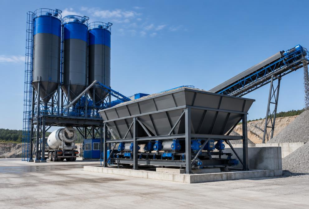 Solução de pesagem para Concreteiras
